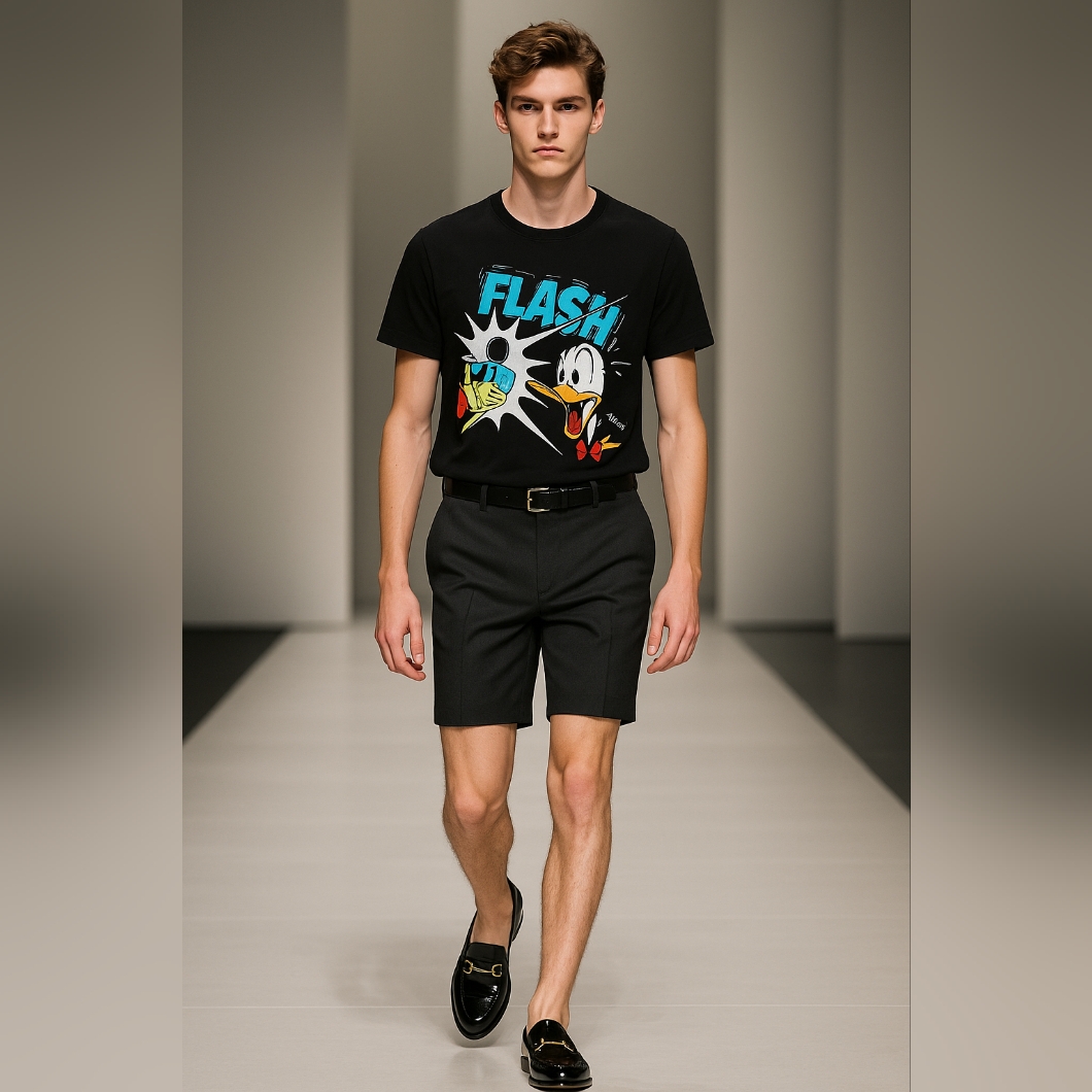 Gucci Disney X Donald Duck Cotton Jersey Size Xl